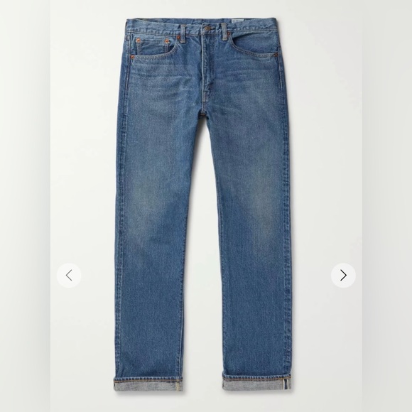 OrSlow 107 Slim Fit Selvesge is Denim Men's Jeans size US XL (JPN XXL 5) - Picture 1 of 14